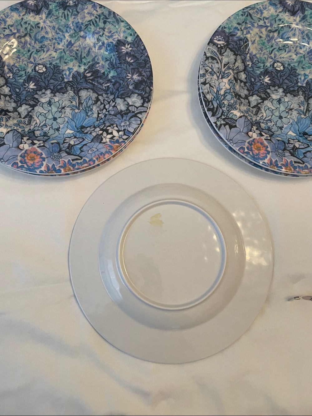 Williams Sonoma Michelle Kim Watercolor Plastic Outdoor Plates (5) - Picture 8 of 10